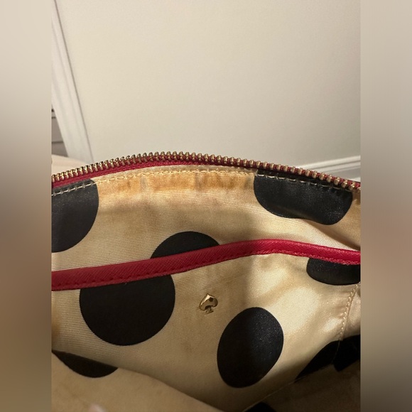 Red Kate Spade crossbody purse - Picture 3 of 6